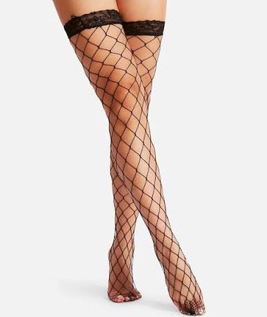 thigh high fishnet stockings - Google Search
