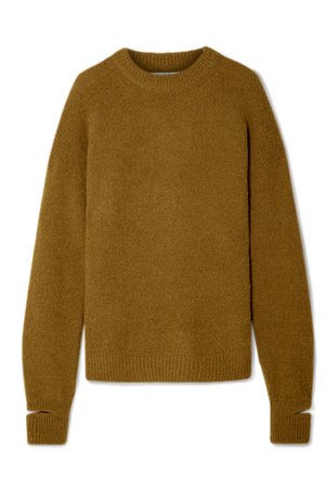 Tibi | Airy oversized alpaca-blend sweater | NET-A-PORTER.COM