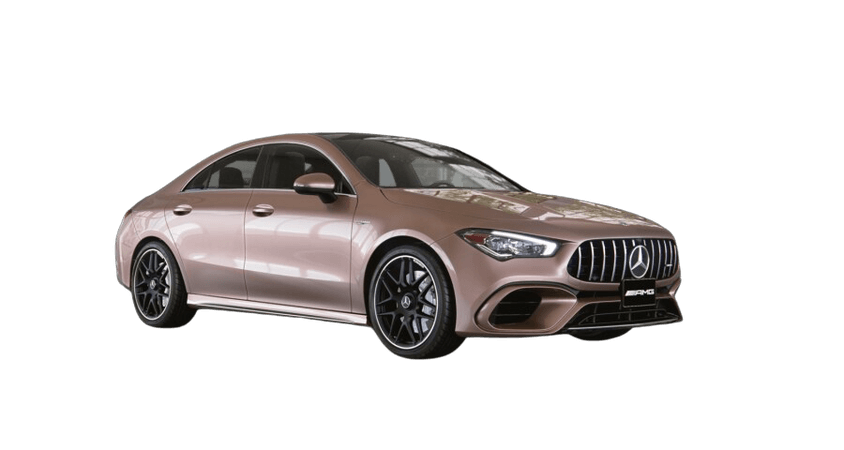 Mercedes-Benz 2022 AMG CLA 45 4MATIC+ Coupe rose gold metallic