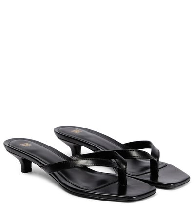 Totême - Leather thong sandals