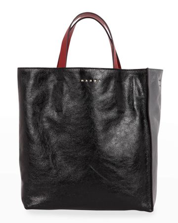 Marni Museo Colorblock Soft Shopping Tote Bag | Neiman Marcus
