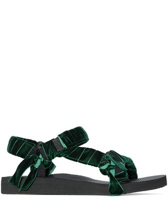 Arizona Love Trekky Velvet touch-strap Sandals - Farfetch
