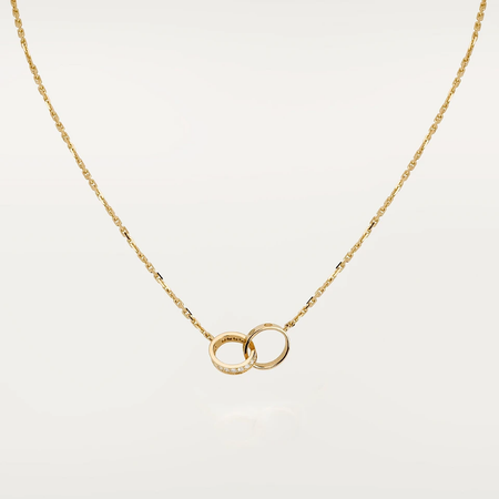 LOVE NECKLACE, DIAMONDS Yellow gold, diamonds necklace $4,750 (Gift)