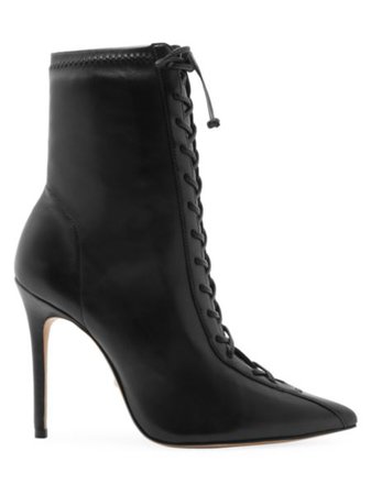 Schutz - Maryana Knee-High Croc-Embossed Leather Boots - saks.com