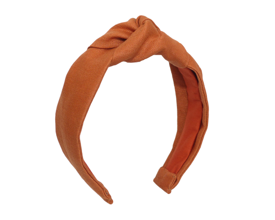orange knot headband