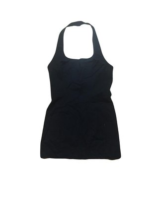 90s Vintage Black Halter Mini Dress // XOXO // Size 9 | Etsy