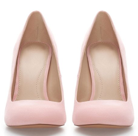 Shoeperwoman Pale pink pumps from Zara