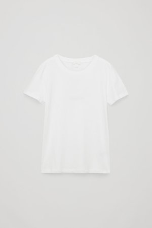 COTTON T-SHIRT - White - T-shirts - COS