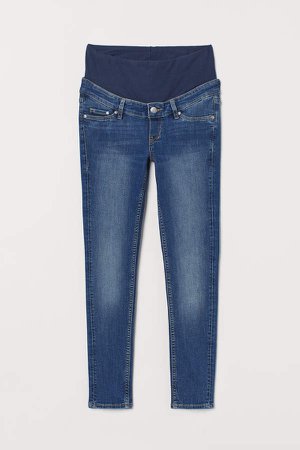 MAMA Skinny Ankle Jeans - Blue