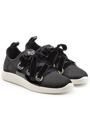 Fabric Sneakers with Velvet Laces Gr. IT 39