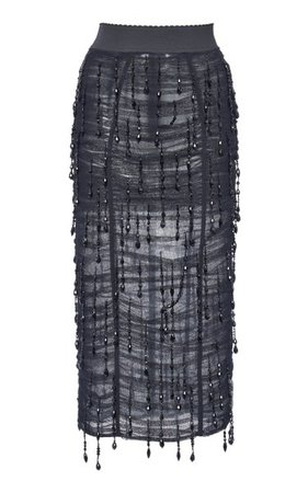 Ruched Chiffon Pencil Skirt By Dolce & Gabbana | Moda Operandi