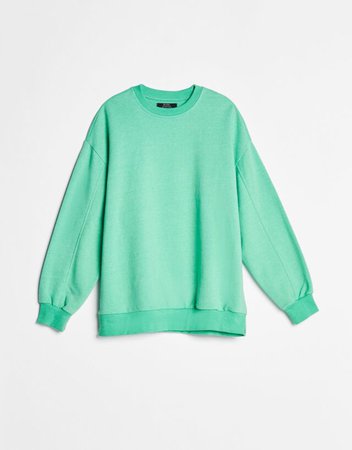 Oversize sweatshirt - Sweatshirt - Kadın | Bershka