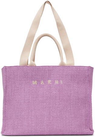 Purple Large Tote by Marni on Sale