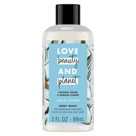 Love Beauty & Planet Coconut Water & Mimosa Refreshing Body Wash Soap - 3 Fl Oz : Target