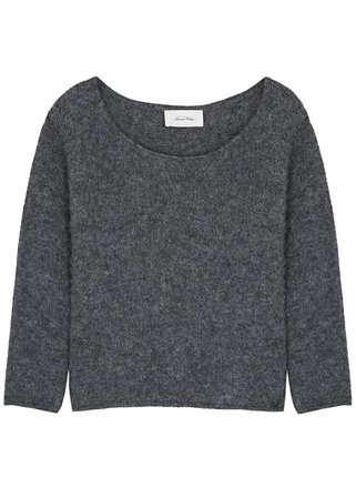 American Vintage Woxilen grey knitted jumper - Harvey Nichols