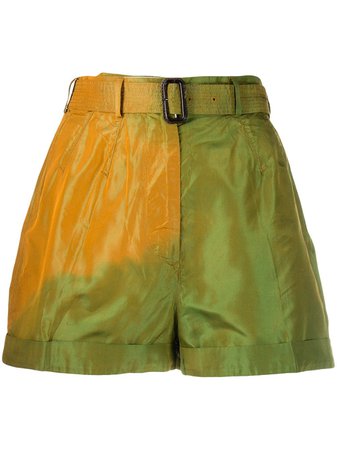 green Jean Paul Gaultier Pre-Owned 1990s tailored shorts