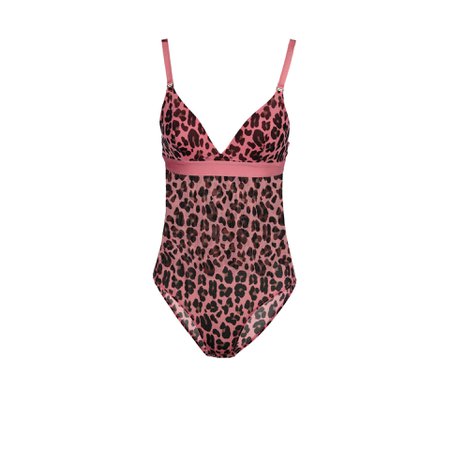 stella mccartney pink leopard margerithe body - Google Search