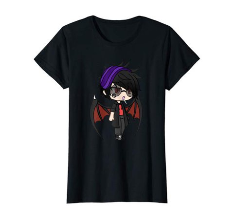 Amazon.com: Cute Chibi style Kawaii Anime Vamp Boy with Vampire Wings T-Shirt: Clothing