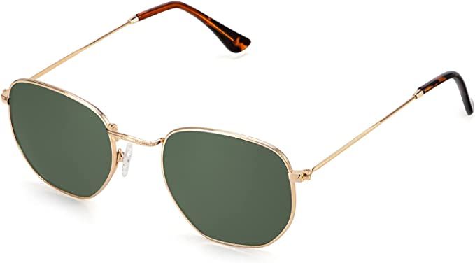 KALIYADI Hexagon Sunglasses For Women Men Polarized, Square Sunglasses For Womens Sun Glasses UV Protection Metal Frame : Amazon.ca: Clothing, Shoes & Accessories