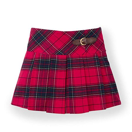 Amazon.com: Hope & Henry Girls' Red Plaid Pleated Woven Skirt: Clothing