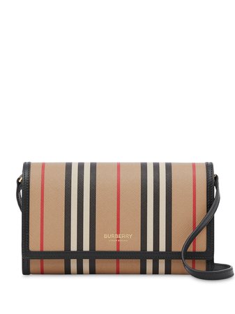 Burberry Icon Stripe Crossbody Wallet - Farfetch
