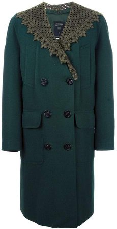 Pre-Owned detachable shawl collar coat