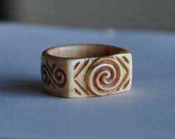 Carved Bone Ring