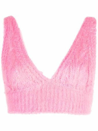 MSGM knitted cropped top - FARFETCH