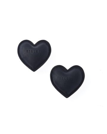 Kloset Heart Leather Earrings