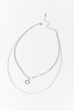 Heart Layer Necklace | Urban Outfitters
