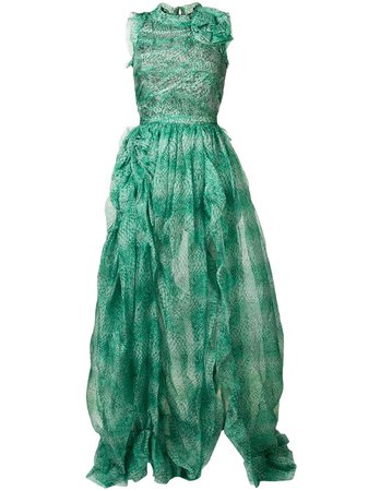 Ermanno Scervino floral evening dress $5,485 - Buy Online SS19 - Quick Shipping, Price