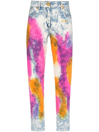 Versace Tie-Dyed Jeans Ss20