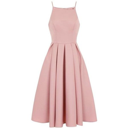 pink midi dress polyvore - Pesquisa Google
