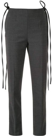 tie-side tailored trousers