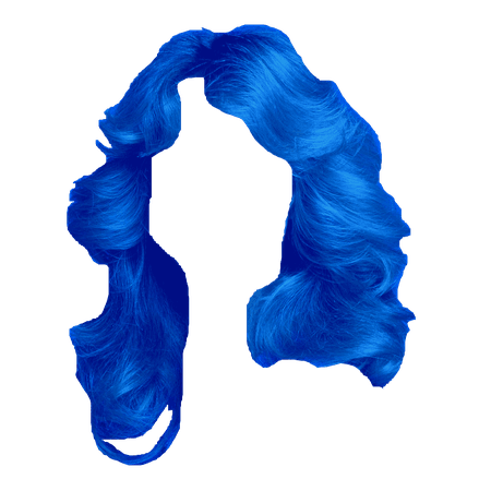70s Hair - Feathered Hair in Blue 2 (HVST edit)