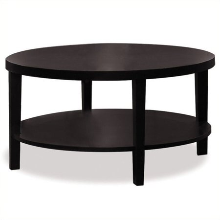 36 Inch Round Espresso Coffee Table MRG12 Detail Lovely 11 #21319