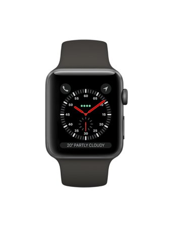 black apple watch