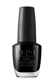 black nail polish opi