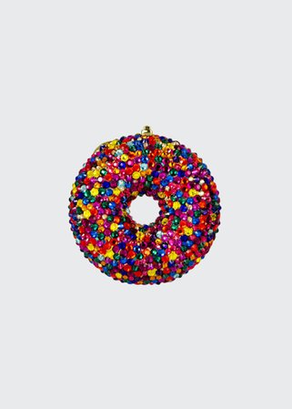 Judith Leiber Couture Sprinkles Donut Crystal Pillbox - Bergdorf Goodman