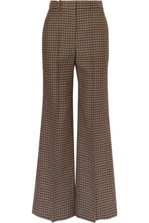Victoria Beckham | Checked wool wide-leg pants | NET-A-PORTER.COM