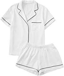 shorts cute pajamas white - Google Search