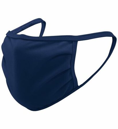 Navy Blue 100% Cotton Face Masks for Sale - Small Bulk Pack of 5 - prohealthcareproducts.com