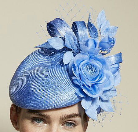 Juliette Botterill blue percher hat