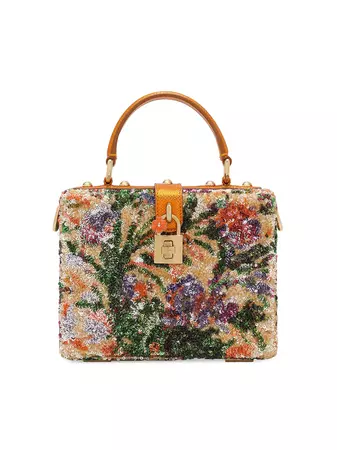 Shop Dolce&Gabbana Sequined Top-Handle Box Bag | Saks Fifth Avenue