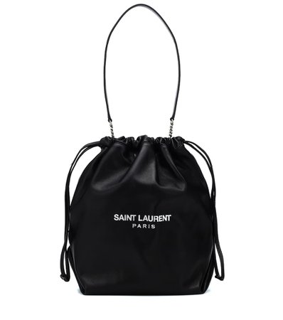 Teddy Leather Bucket Bag - Saint Laurent | mytheresa.com
