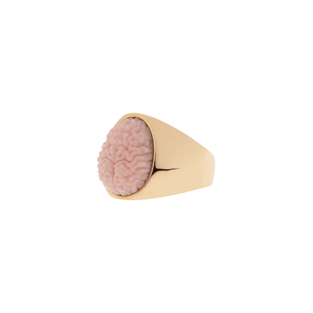 Pink Opal Brain Ring | Ioanna Liberta