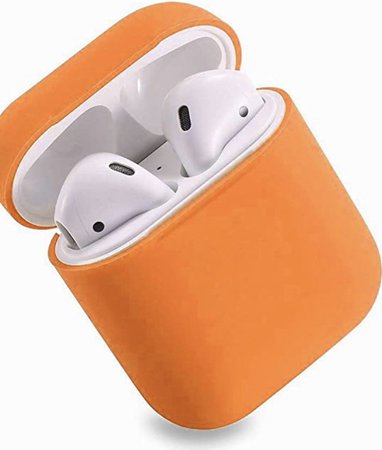 light orange airpods