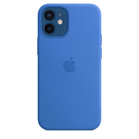 iPhone 12 mini Silicone Case with MagSafe - Electric Orange - Apple