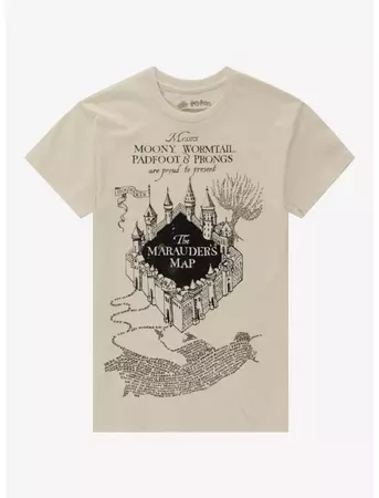 Harry Potter Marauder's Map Boyfriend Fit Girls T-Shirt | Hot Topic