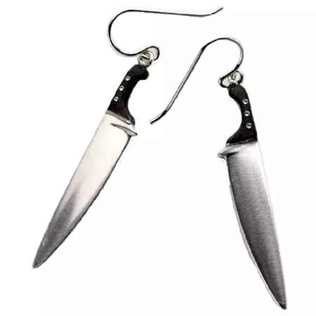 knife earrings